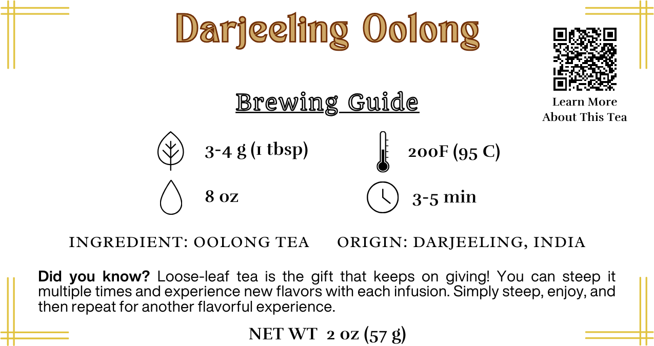 Darjeeling Oolong