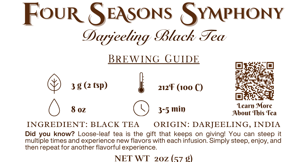 Four Seasons Symphony - Darjeeling Black Tea