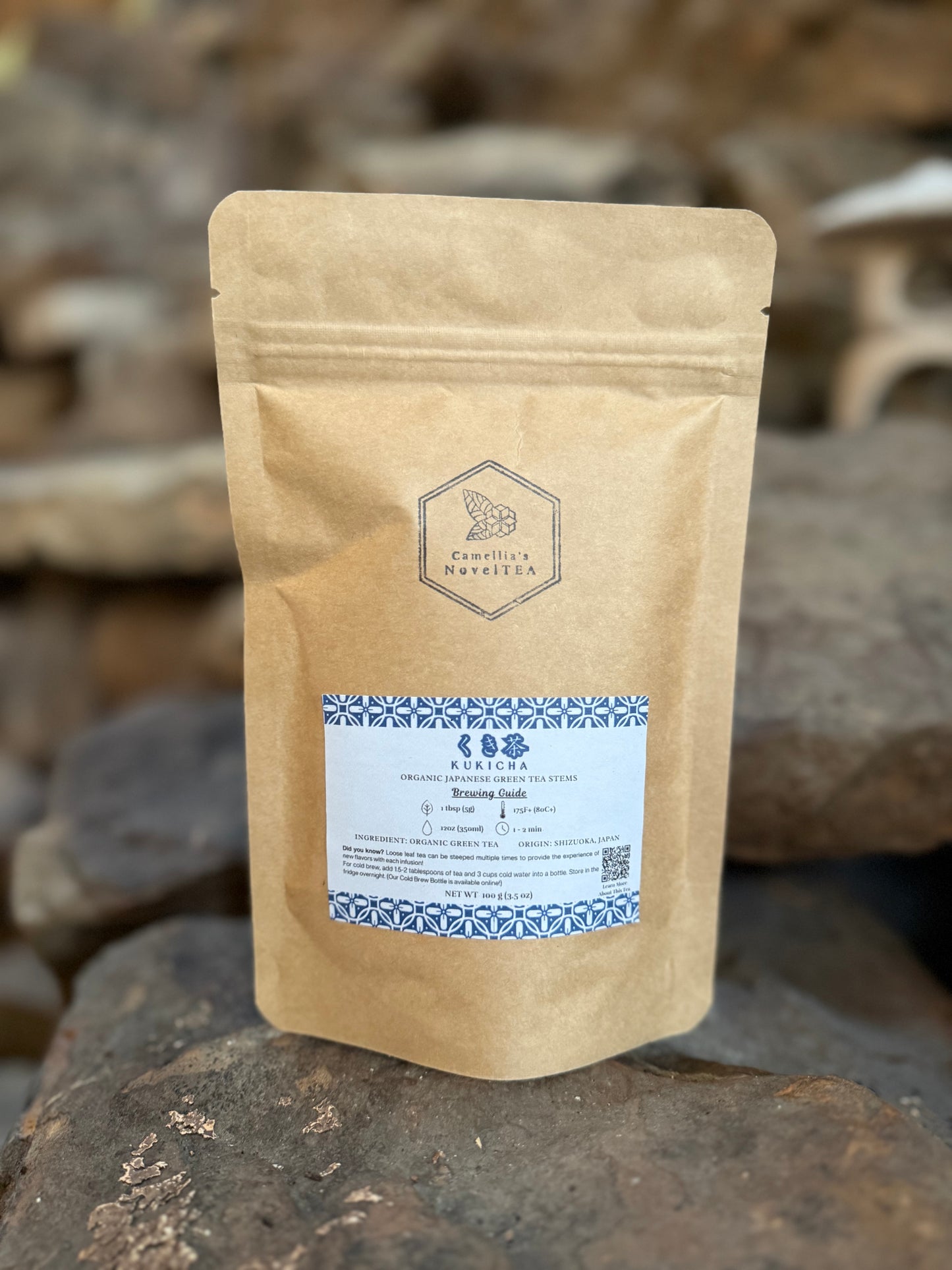 Organic Kukicha (Japanese Green Tea Stems)